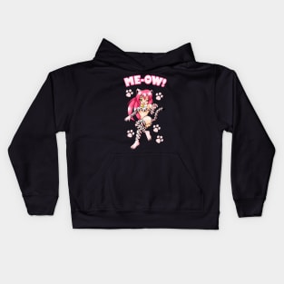 Me-Ow Catgirl Kids Hoodie